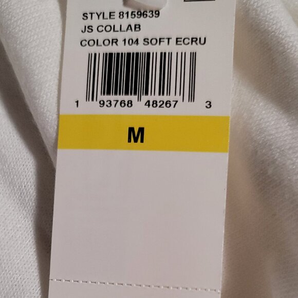 1. State Cross Front Cozy Knit Top Long Sleeve White Women's Size Medium NWT - Picture 8 of 12